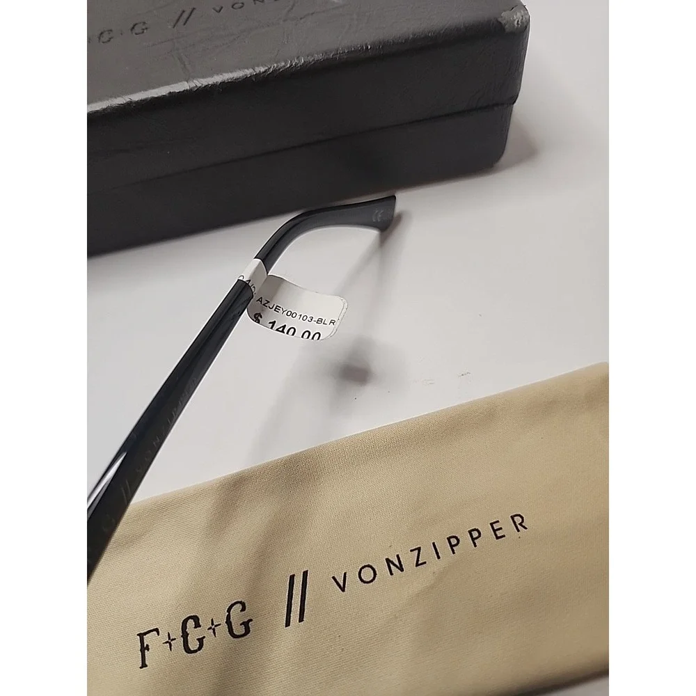 VonZipper Jinx Sunglasses Black‎ with Rose Amber Gradient Lenses Cat Eye